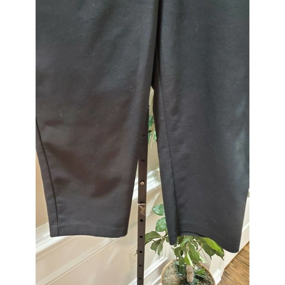 Fabulously Slimming Women Black Cotton & Polyester Mid Rise Straight Leg Pant 1 - Picture 6 of 9
